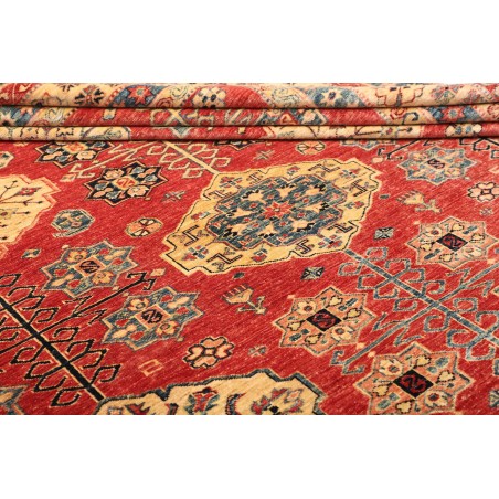Tappeto Kazak Fine Pakistan rosso marrone 274x374