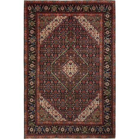 Tappeto Tabriz Persia grigio marrone 200x308
