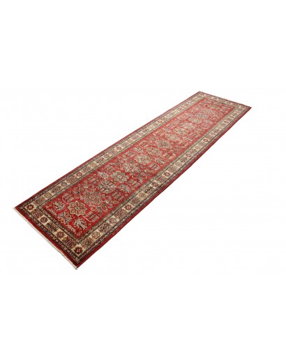 Tappeto Kazak Fine Pakistan marrone grigio 80x294