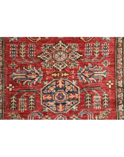 Tappeto Kazak Fine Pakistan marrone grigio 80x294