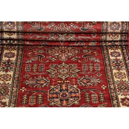 Tappeto Kazak Fine Pakistan marrone grigio 80x294