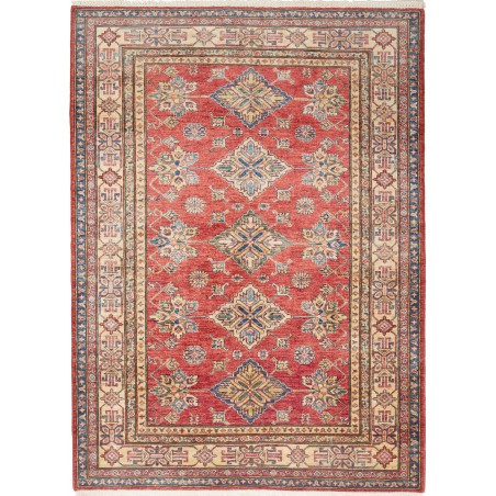 Tappeto Kazak Fine Pakistan marrone giallo 149x204