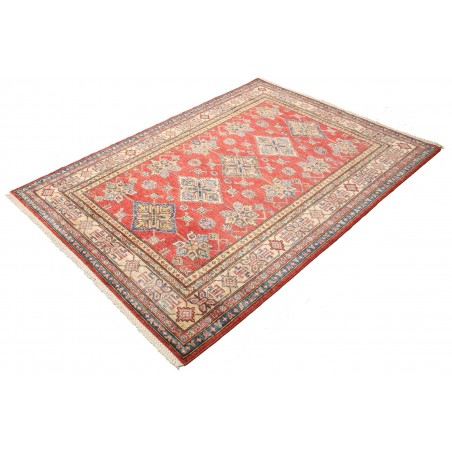 Tappeto Kazak Fine Pakistan marrone giallo 149x204