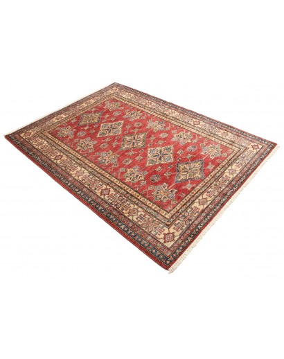 Tappeto Kazak Fine Pakistan marrone giallo 149x204