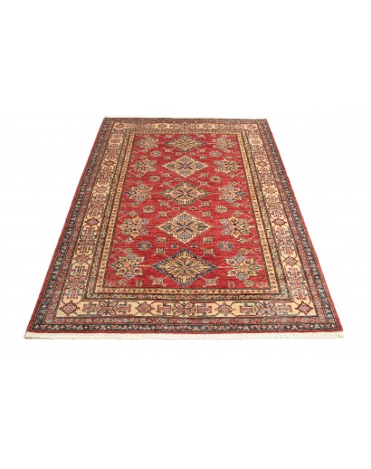 Tappeto Kazak Fine Pakistan marrone giallo 149x204