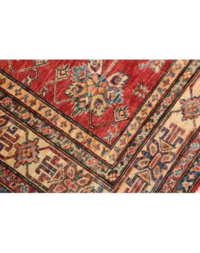 Tappeto Kazak Fine Pakistan marrone giallo 149x204