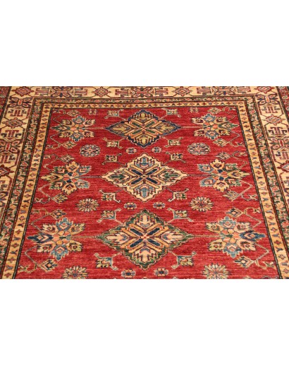 Tappeto Kazak Fine Pakistan marrone giallo 149x204