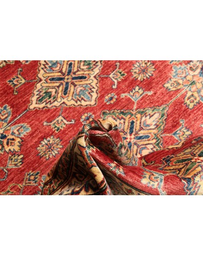 Tappeto Kazak Fine Pakistan marrone giallo 149x204