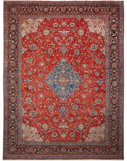 Tappeto Sarough Persia marrone blu 280x365