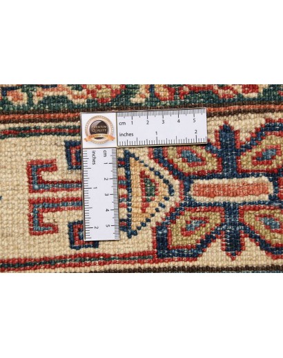 Tappeto Kazak Fine Pakistan marrone giallo 149x204