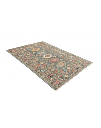 Tappeto Kazak Fine Pakistan bianco 148x202