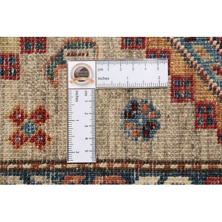 Tappeto Kazak Fine Pakistan bianco grigio 77x309