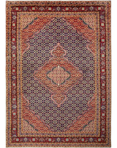 Tappeto Ardabil Persia marrone giallo 195x275