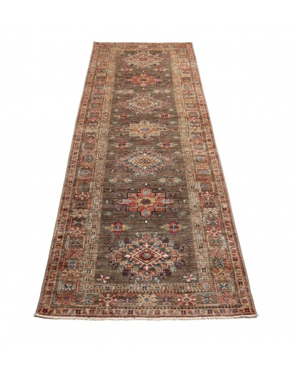 Tappeto Kazak Fine Pakistan azzurro marrone 85x256