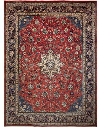 Tappeto Sarough Persia marrone beige 277x380
