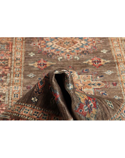 Tappeto Kazak Fine Pakistan azzurro marrone 85x256