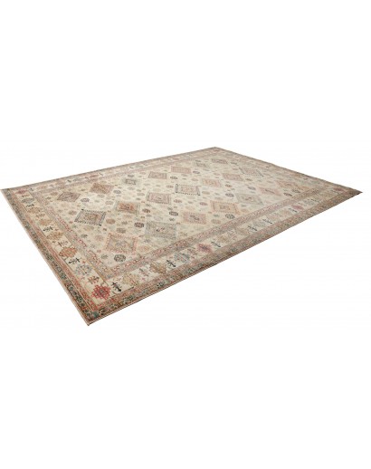 Tappeto Kazak Fine Pakistan marrone beige 277x370