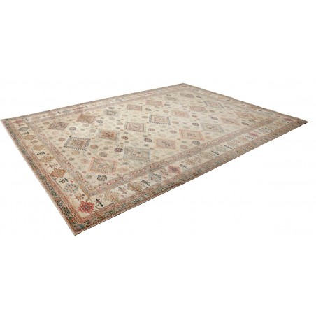 Tappeto Kazak Fine Pakistan marrone beige 277x370