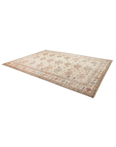 Tappeto Kazak Fine Pakistan marrone beige 277x370