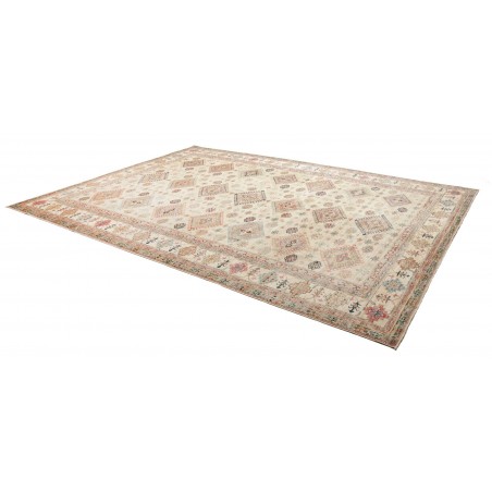 Tappeto Kazak Fine Pakistan marrone beige 277x370