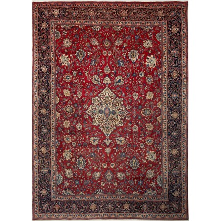 Tappeto Sarough Persia marrone blu 282x402