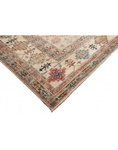 Tappeto Kazak Fine Pakistan marrone beige 277x370