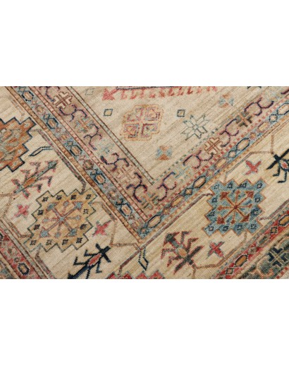 Tappeto Kazak Fine Pakistan marrone beige 277x370