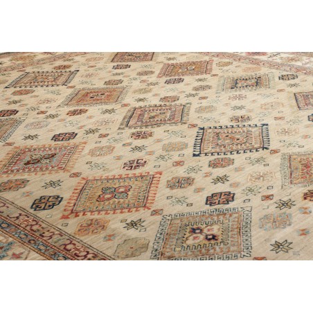 Tappeto Kazak Fine Pakistan marrone beige 277x370