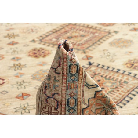 Tappeto Kazak Fine Pakistan marrone beige 277x370