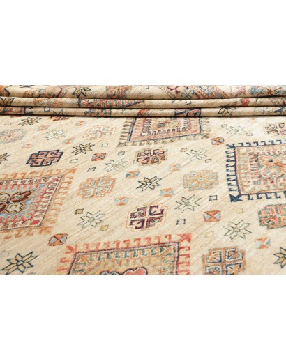 Tappeto Kazak Fine Pakistan marrone beige 277x370