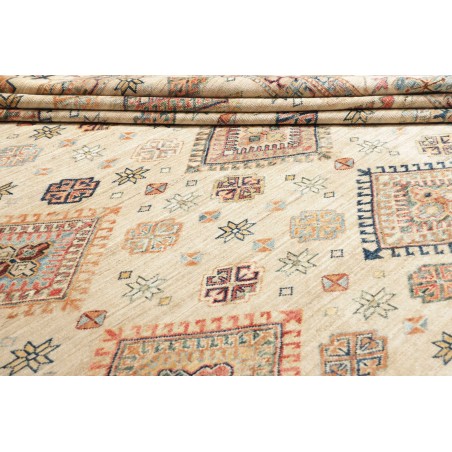 Tappeto Kazak Fine Pakistan marrone beige 277x370