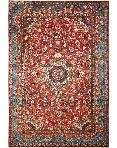 Tappeto Nadjafabad Persia marrone giallo 260x384
