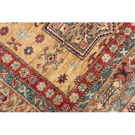 Tappeto Kazak Fine Pakistan marrone grigio 150x207