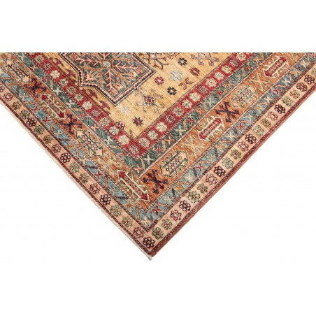 Tappeto Kazak Fine Pakistan marrone grigio 150x207