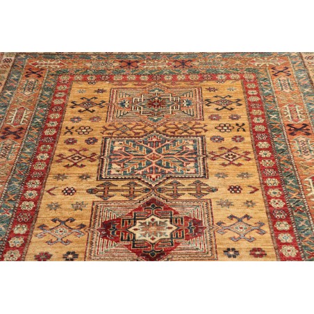 Tappeto Kazak Fine Pakistan marrone grigio 150x207