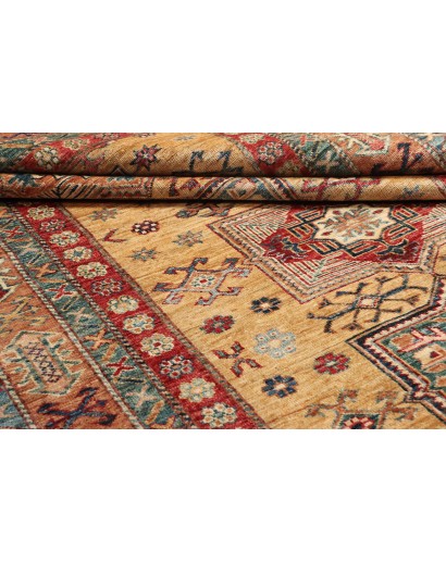 Tappeto Kazak Fine Pakistan marrone grigio 150x207