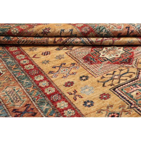 Tappeto Kazak Fine Pakistan marrone grigio 150x207