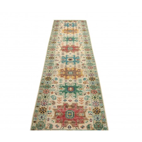 Tappeto Tribal Pakistan marrone grigio 80x292