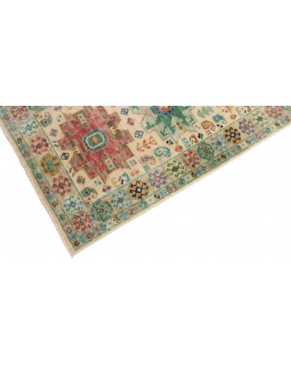 Tappeto Tribal Pakistan marrone grigio 80x292