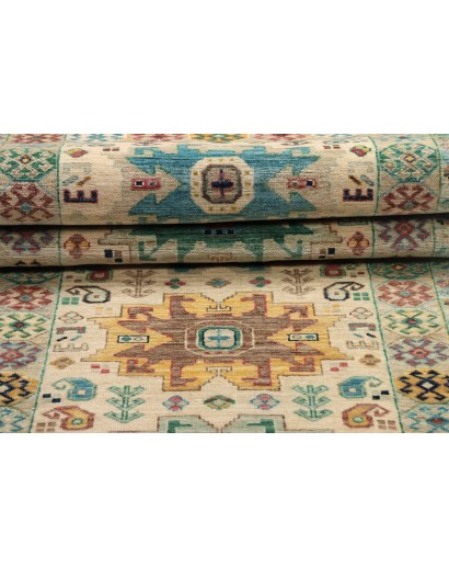 Tappeto Tribal Pakistan marrone grigio 80x292