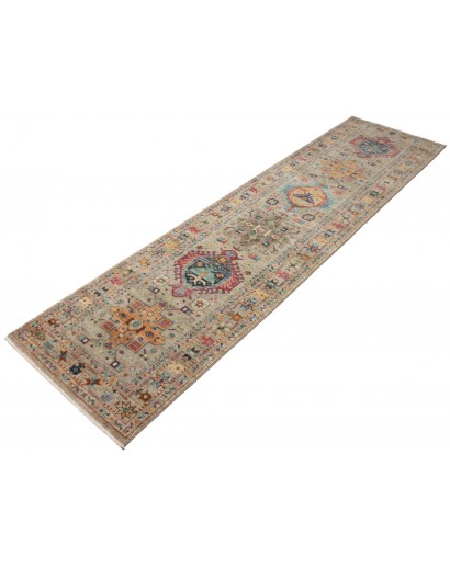 Tappeto Tribal Pakistan marrone 78x304