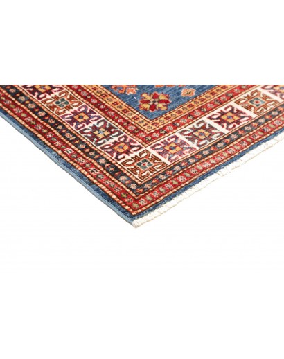 Tappeto Kazak Fine Pakistan azzurro grigio 99x152