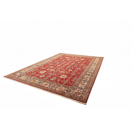 Tappeto Kazak Fine Pakistan marrone grigio 296x406