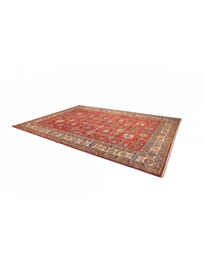 Tappeto Kazak Fine Pakistan marrone grigio 296x406