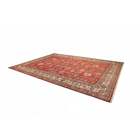 Tappeto Kazak Fine Pakistan marrone grigio 296x406