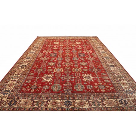 Tappeto Kazak Fine Pakistan marrone grigio 296x406