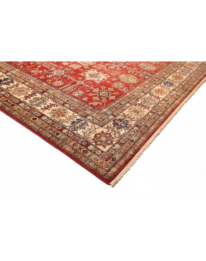 Tappeto Kazak Fine Pakistan marrone grigio 296x406