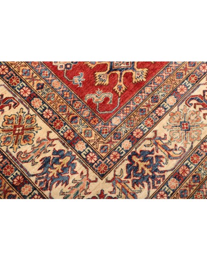 Tappeto Kazak Fine Pakistan marrone grigio 296x406