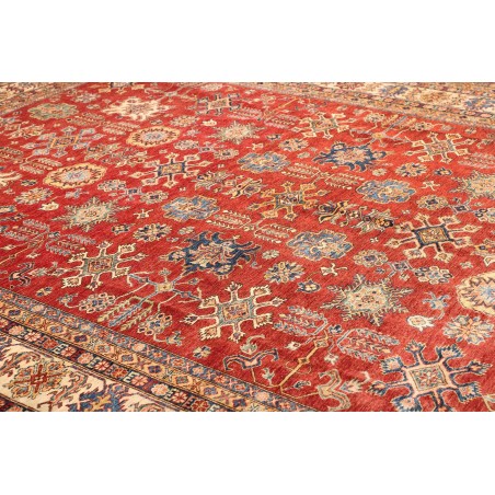 Tappeto Kazak Fine Pakistan marrone grigio 296x406