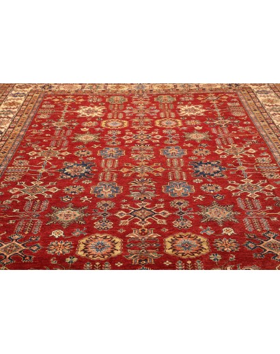 Tappeto Kazak Fine Pakistan marrone grigio 296x406
